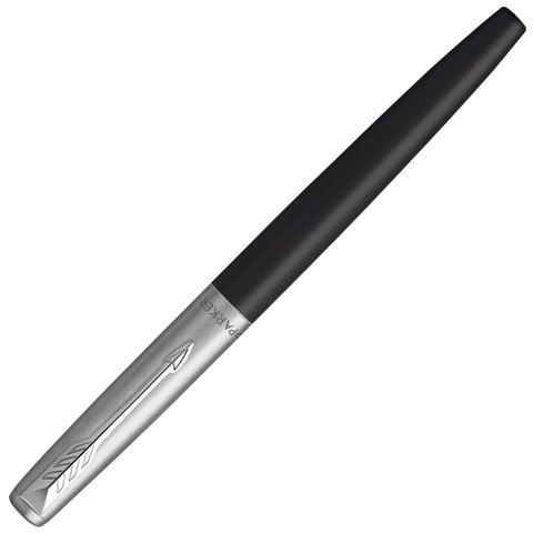 Ручка перьевая PARKER &quot;Jotter Bond Street Black CT&quot;, черный, детали нержавеющая сталь, синяя, 2030947