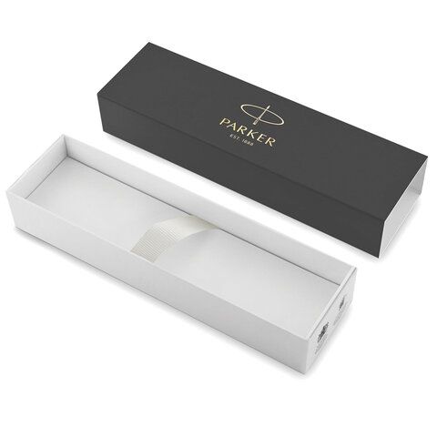 Ручка перьевая PARKER &quot;Jotter Bond Street Black CT&quot;, черный, детали нержавеющая сталь, синяя, 2030947