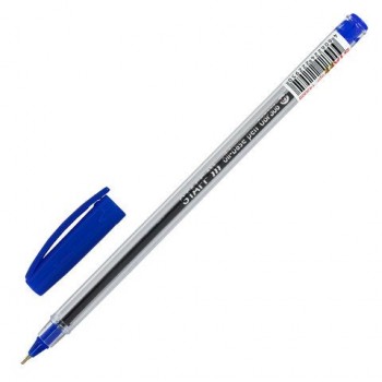 Ручка шариковая масляная STAFF 12 шт. Basic "OBP-306", СИНЯЯ, игольчатый узел 0,7 мм, линия письма 0,35 мм, 143009