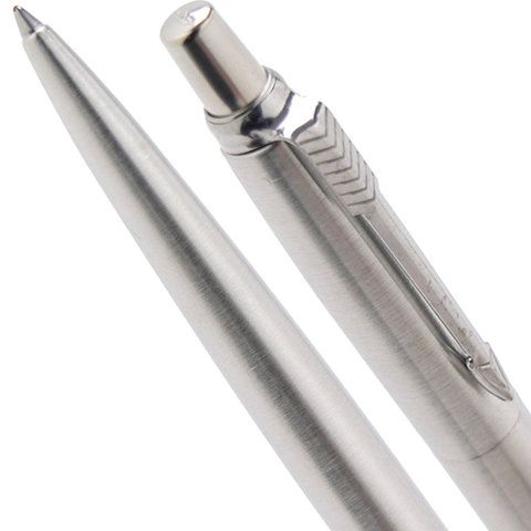 Набор PARKER &quot;Jotter Stainless Steel CT&quot;: шариковая ручка синяя и механический карандаш, 2093256