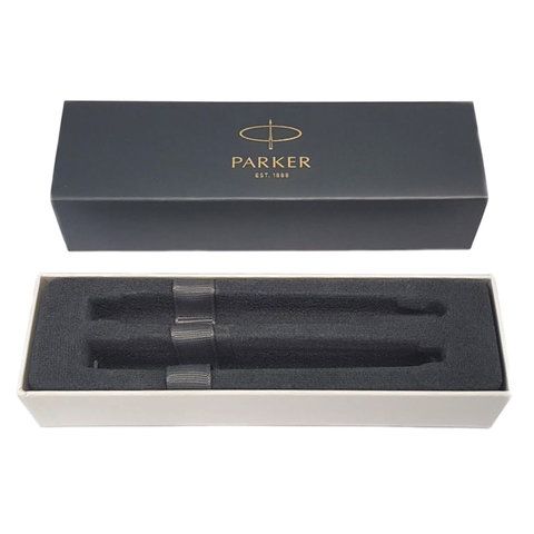 Набор PARKER &quot;Jotter Stainless Steel GT&quot;: шариковая ручка синяя и перьевая ручка, 2093257