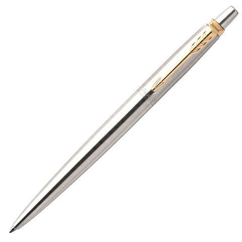 Набор PARKER &quot;Jotter Stainless Steel GT&quot;: шариковая ручка синяя и перьевая ручка, 2093257