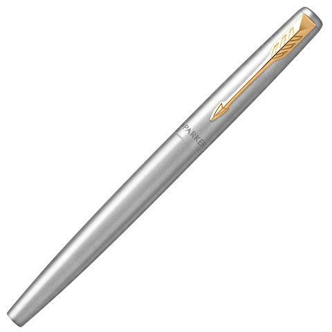 Набор PARKER &quot;Jotter Stainless Steel GT&quot;: шариковая ручка синяя и перьевая ручка, 2093257