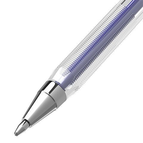 Ручка шариковая BRAUBERG &quot;M-500 CLASSIC&quot;, СИНЯЯ, корпус прозрачный, узел 0,7 мм, линия письма 0,35 мм, 143444
