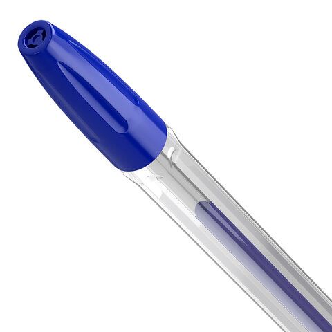 Ручка шариковая BRAUBERG 50 шт. &quot;ULTRA&quot;, СИНЯЯ, узел 1 мм, чернила ГЕРМАНИЯ, наконечник ШВЕЙЦАРИЯ, 143558