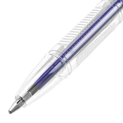 Ручка шариковая BRAUBERG 50 шт. &quot;ULTRA&quot;, СИНЯЯ, узел 1 мм, чернила ГЕРМАНИЯ, наконечник ШВЕЙЦАРИЯ, 143558