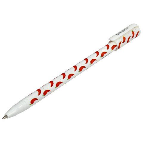 Ручка шариковая BRAUBERG 36 шт. SOFT TOUCH STICK &quot;CHILI PEPPER&quot;, СИНЯЯ, мягкое покрытие, узел 0,7 мм, 143708