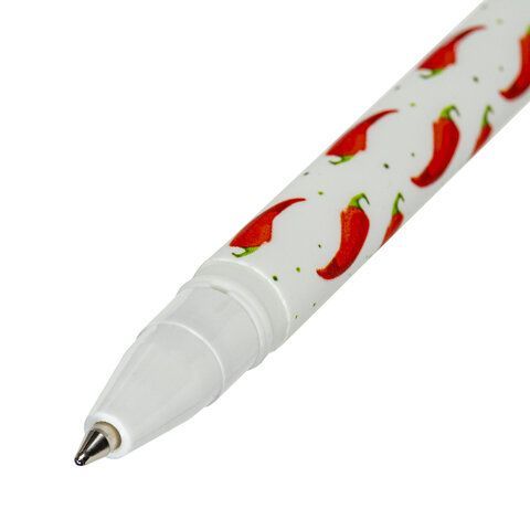 Ручка шариковая BRAUBERG 36 шт. SOFT TOUCH STICK &quot;CHILI PEPPER&quot;, СИНЯЯ, мягкое покрытие, узел 0,7 мм, 143708