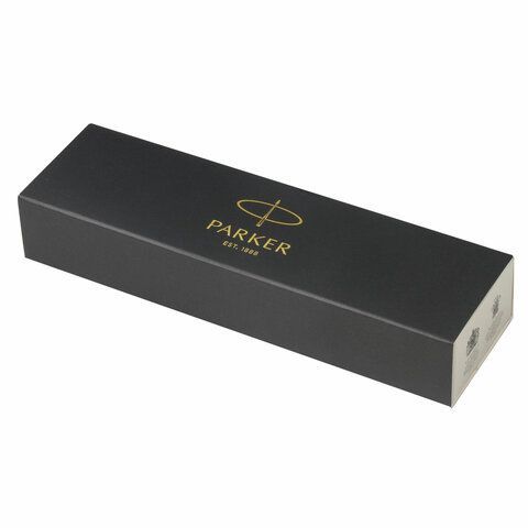 Ручка шариковая PARKER &quot;IM Achromatic Black BT&quot;, черный матовый, нержавеющая сталь, синяя, 2127618