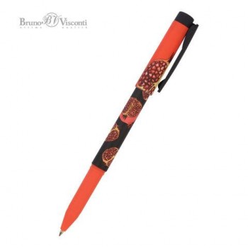 Ручка шариковая BRUNO VISCONTI 24 шт. "FreshWrite", СИНЯЯ, "Гранат", линия 0,5 мм, 20-0214/90