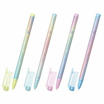 Ручка гелевая BRAUBERG 30 шт. GRADE PASTEL, СИНЯЯ, игольчатый узел 0,5 мм, линия письма 0,3 мм, 144284