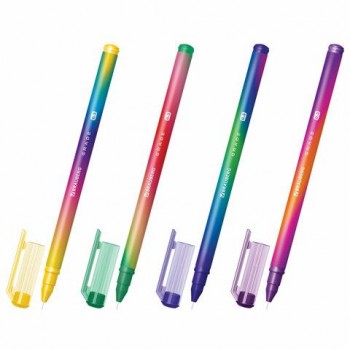 Ручка гелевая BRAUBERG 30 шт. GRADE NEON, ЧЕРНАЯ, игольчатый узел 0,5 мм, линия письма 0,3 мм, 144285