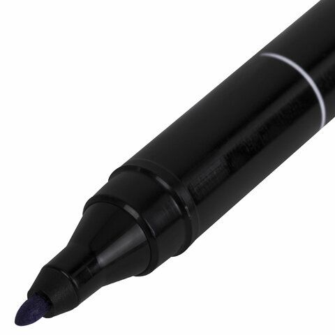 Маркер перманентный CENTROPEN 3 шт. 2846, СИНИЙ, тонкий наконечник, 1 мм, 6 2846 9406