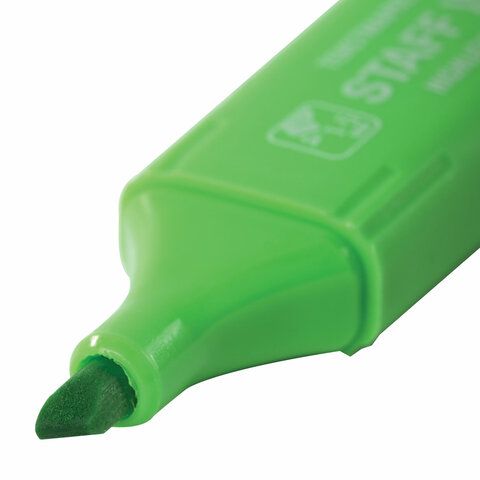 Текстовыделитель STAFF 12 шт. &quot;EVERYDAY HL-728&quot;, ЗЕЛЕНЫЙ, линия 1-5 мм, 150727