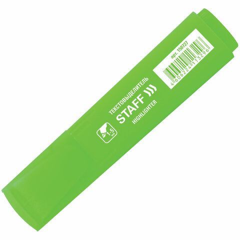 Текстовыделитель STAFF 12 шт. &quot;EVERYDAY HL-728&quot;, ЗЕЛЕНЫЙ, линия 1-5 мм, 150727