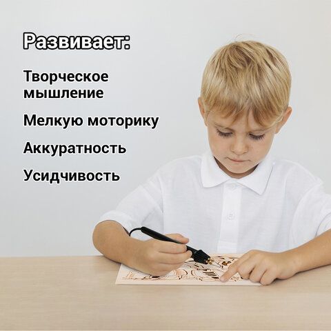 Прибор для выжигания по дереву &quot;Вязь&quot;, регулировка мощности, 880304