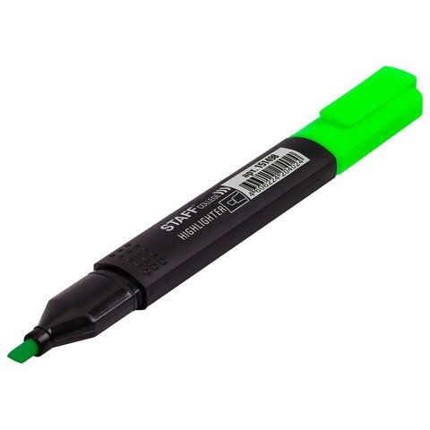 Текстовыделитель STAFF 12 шт. College &quot;STICK HL-497&quot;, ЗЕЛЕНЫЙ, 1-4 мм, 151498