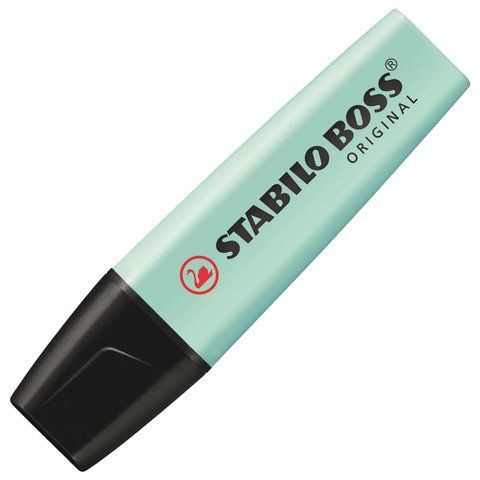 Текстовыделитель STABILO &quot;Boss Pastel&quot;, БИРЮЗОВЫЙ, линия 2-5 мм, 70/113