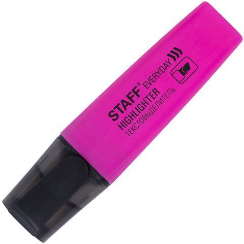 Текстовыделитель STAFF 12 шт. &quot;EVERYDAY HL-638&quot;, РОЗОВЫЙ, линия 1-5 мм, 151641