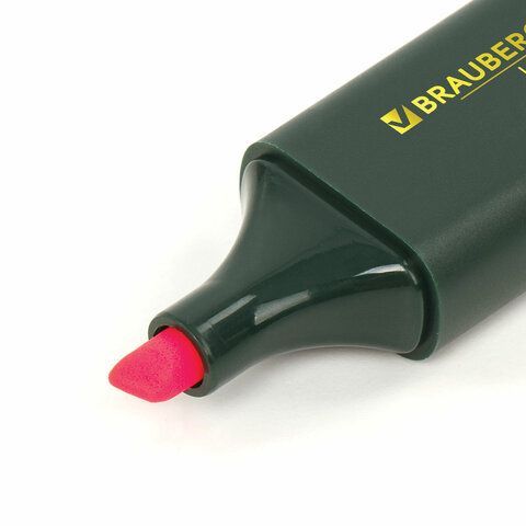 Текстовыделитель BRAUBERG 3 шт. &quot;ORIGINAL&quot;, РОЗОВЫЙ, линия 1-5 мм, 151683