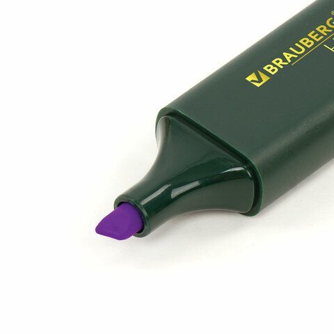 Текстовыделитель BRAUBERG 3 шт. &quot;ORIGINAL&quot;, ФИОЛЕТОВЫЙ, линия 1-5 мм, 151685