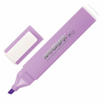 Текстовыделитель ЮНЛАНДИЯ 3 шт. "COLORSTAR PASTEL", ЛАВАНДОВЫЙ, линия 1-4 мм, 151714