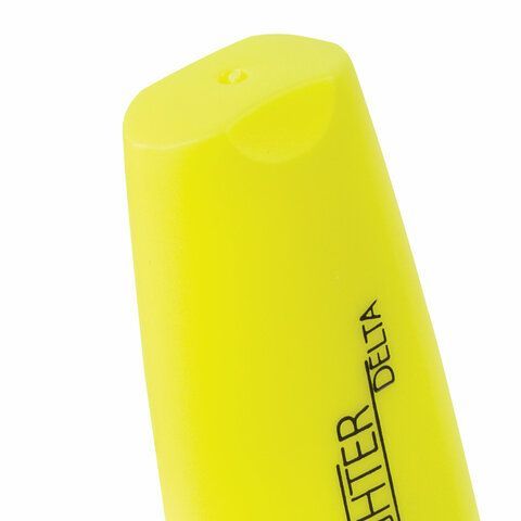 Текстовыделитель BRAUBERG 3 шт. &quot;DELTA&quot;, ЖЕЛТЫЙ, линия 1-5 мм, 151719