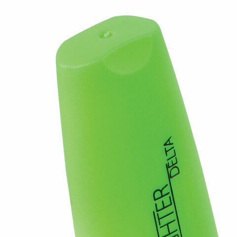Текстовыделитель BRAUBERG 3 шт. &quot;DELTA&quot;, ЗЕЛЕНЫЙ, линия 1-5 мм, 151720