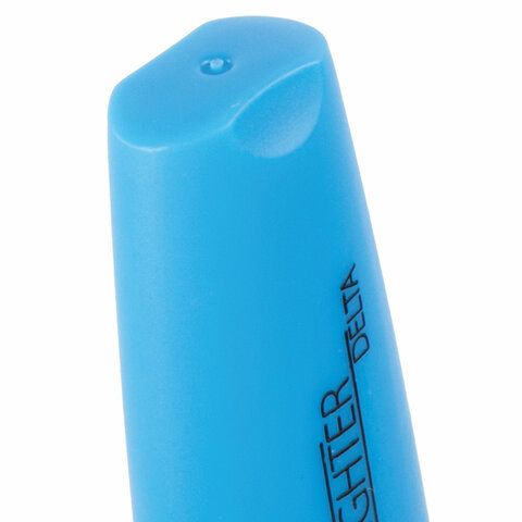 Текстовыделитель BRAUBERG 3 шт. &quot;DELTA&quot;, ГОЛУБОЙ, линия 1-5 мм, 151722