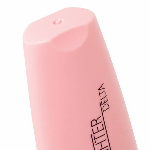 Текстовыделитель BRAUBERG 3 шт. &quot;DELTA PASTEL&quot;, ПАСТЕЛЬНЫЙ РОЗОВЫЙ, линия 1-5 мм, 151731