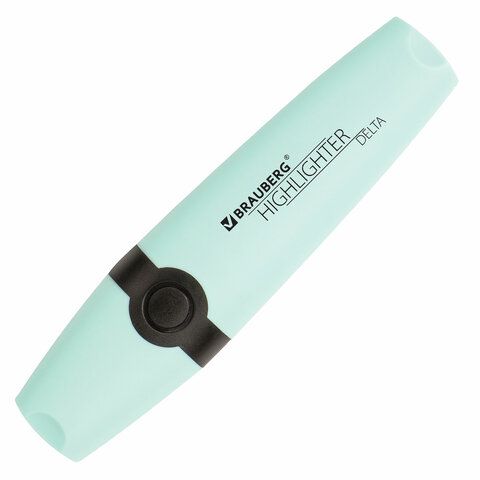 Текстовыделитель BRAUBERG 3 шт. &quot;DELTA PASTEL&quot;, БИРЮЗОВЫЙ, линия 1-5 мм, 151732