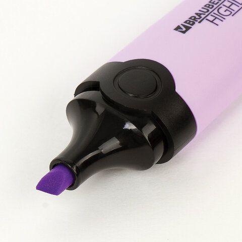 Текстовыделитель BRAUBERG 3 шт. &quot;DELTA PASTEL&quot;, ЛАВАНДОВЫЙ, линия 1-5 мм, 151733
