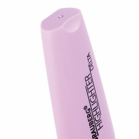 Текстовыделитель BRAUBERG 3 шт. &quot;DELTA PASTEL&quot;, ЛАВАНДОВЫЙ, линия 1-5 мм, 151733