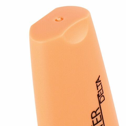 Текстовыделитель BRAUBERG 3 шт. &quot;DELTA PASTEL&quot;, ПЕРСИКОВЫЙ, линия 1-5 мм, 151734