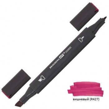 Маркер для скетчинга ХУДОЖЕСТВЕННЫЙ 1 мм - 6 мм BRAUBERG ART 6 шт. CLASSIC, ВИШНЕВЫЙ (R427), 151870