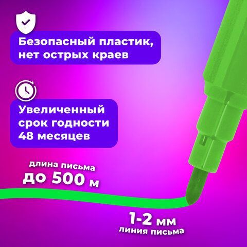 Фломастеры BRAUBERG &quot;PREMIUM&quot;, 12 цветов, КЛАССИЧЕСКИЕ, вентилируемый колпачок, ПВХ-упаковка с европодвесом, 151934