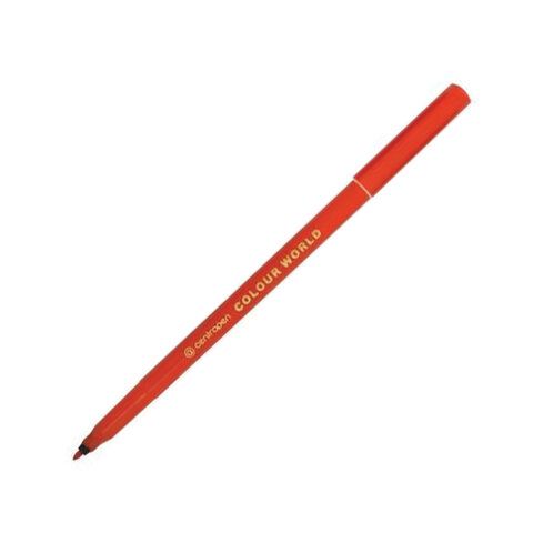 Фломастеры 24 ЦВЕТА CENTROPEN &quot;Colour World&quot;, трехгранные, смываемые, вентилируемый колпачок, 7550/24TP, 775502484