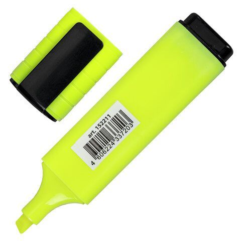 Текстовыделитель BRAUBERG 3 шт. &quot;ORIGINAL NEON&quot;, ЖЕЛТЫЙ, линия письма 1-5 мм, 152211
