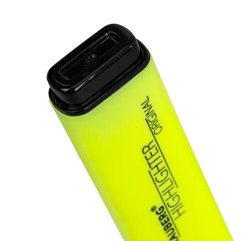 Текстовыделитель BRAUBERG 3 шт. &quot;ORIGINAL NEON&quot;, ЖЕЛТЫЙ, линия письма 1-5 мм, 152211