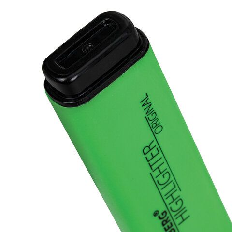 Текстовыделитель BRAUBERG 3 шт. &quot;ORIGINAL NEON&quot;, ЗЕЛЕНЫЙ, линия письма 1-5 мм, 152212