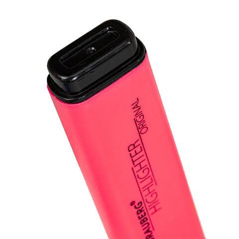 Текстовыделитель BRAUBERG 3 шт. &quot;ORIGINAL NEON&quot;, РОЗОВЫЙ, линия письма 1-5 мм, 152213