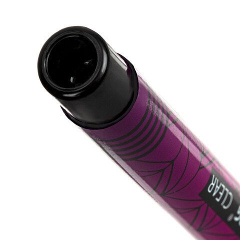 Текстовыделитель с прозрачным наконечником BRAUBERG 3 шт. &quot;Clear&quot;, РОЗОВЫЙ, линия 1-5 мм, 152425