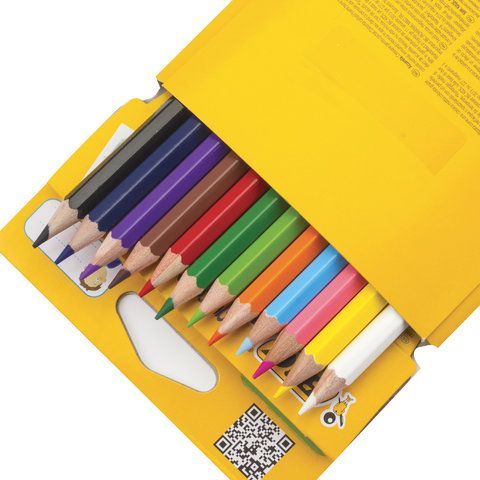 Карандаши цветные акварельные BIC &quot;Aquacouleur&quot;, 12 цветов, заточенные, европодвес, 8575613