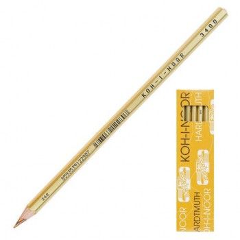 Карандаш с многоцветным грифелем KOH-I-NOOR 6 шт. "Aristochrom", 1 шт., шестигранный, утолщенный грифель 3,8 мм, натуральное дерево, 3400000002KD