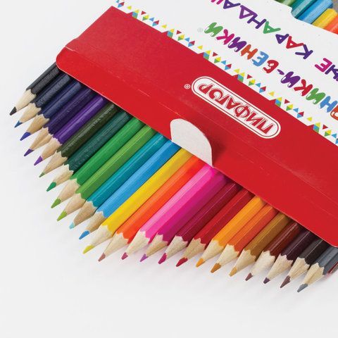 Карандаши цветные ПИФАГОР &quot;ЭНИКИ-БЕНИКИ&quot;, 24 цвета, классические, заточенные, 181348