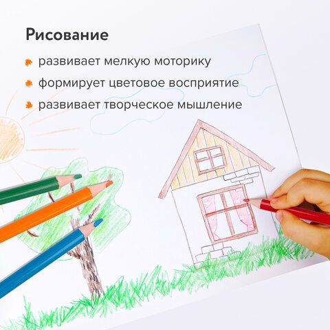 Карандаши цветные BRAUBERG 3 шт. PREMIUM, 12 цветов, пластиковые, трехгранные, грифель 3 мм, 181661