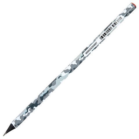 Карандаш чернографитный BRAUBERG 72 шт. &quot;ARMY&quot;, 1 шт., HB, корпус ассорти, 181770