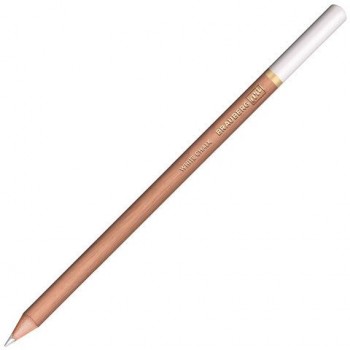 Карандаш МЕЛОВОЙ художественный белый, 1 штука, грифель 4 мм, BRAUBERG ART 50 шт. CLASSIC, 181922