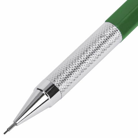 Карандаш механический 0,7 мм, HB, BRAUBERG &quot;METALLIC X-07&quot;, металлические детали, 181975