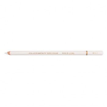 Карандаш угольный KOH-I-NOOR, 1 шт., "Gioconda" EXTRA, белый, HB, 8812003003KS